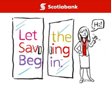 Scotiabank – Let the Saving Begin